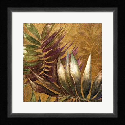 Framed Gathered Palms II Print
