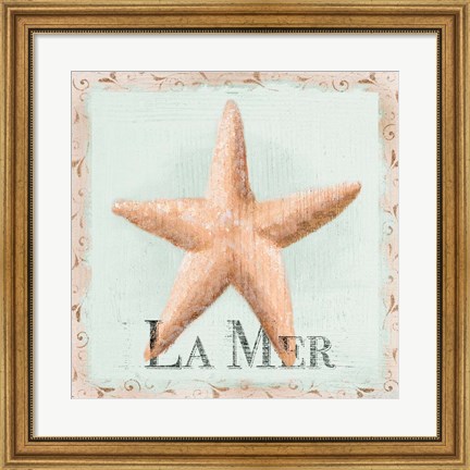 Framed La Mer Print