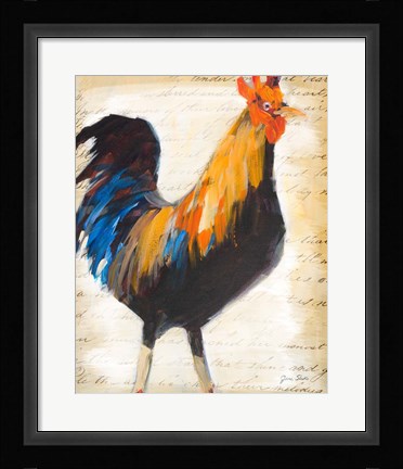 Framed Morning Glory I Print