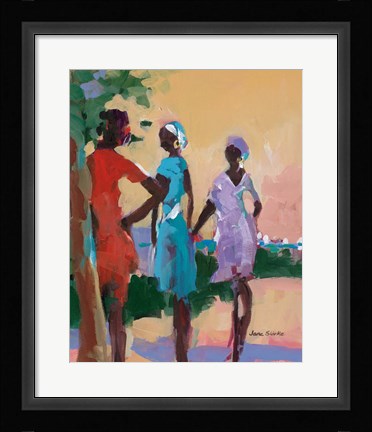 Framed Saturday Morning II Print