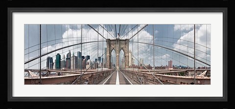 Framed Brooklyn Bridge Print