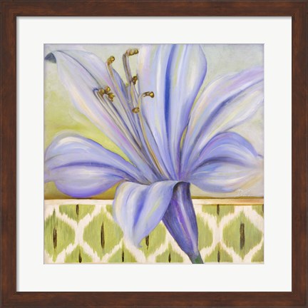 Framed African Lily I Print