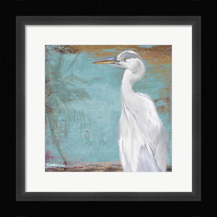 Framed Tropic Heron II Print