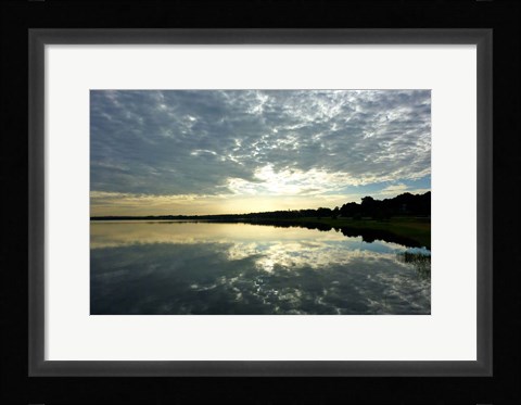 Framed Reflections of the Sky Print