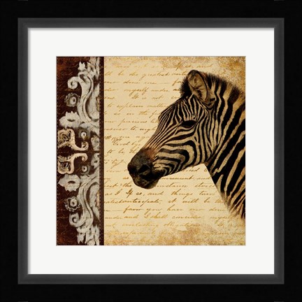 Framed Madagascar Safari II Print