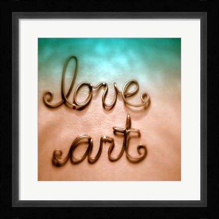 Framed Love Art Print