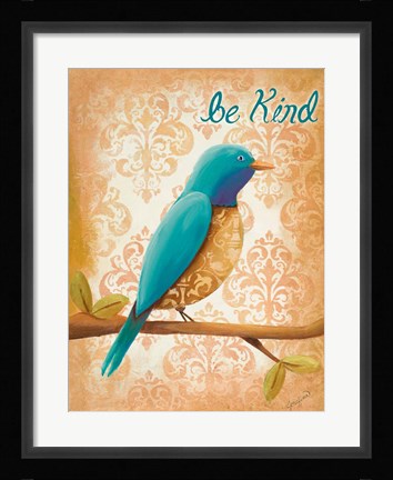 Framed Be Kind Print