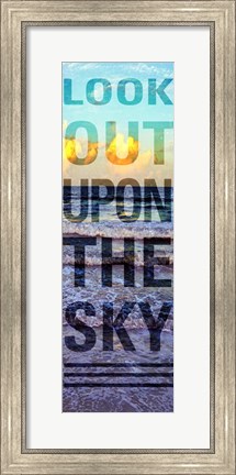 Framed Sea and Sky II Print