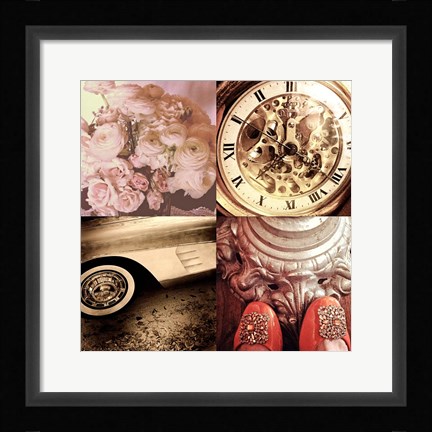 Framed Vintage Style I Print