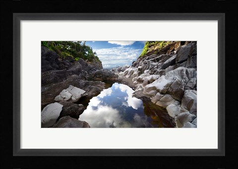 Framed Reflecting Ravine Print