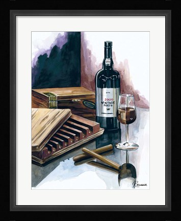 Framed Cigar Press Print