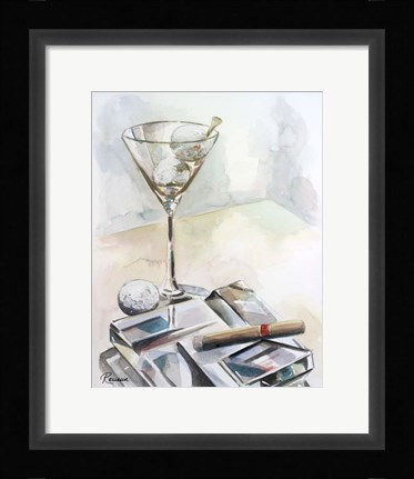 Framed Golftini Print