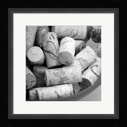Framed Corks II Print