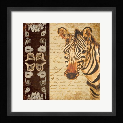 Framed Madagascar Safari IV Print