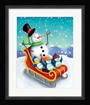 Framed Oh the Joy III Print