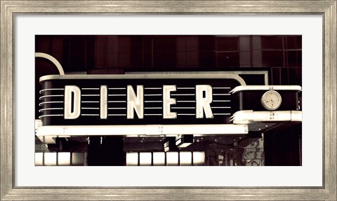 Framed Diner Print