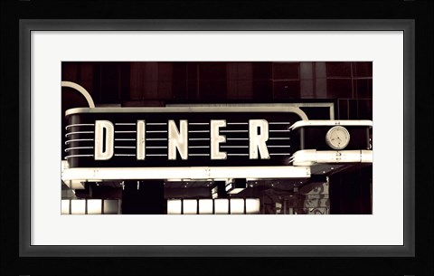 Framed Diner Print