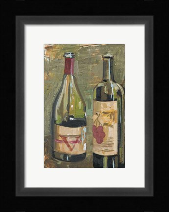 Framed Vino I Print