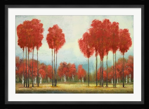 Framed Autumn Reds Print