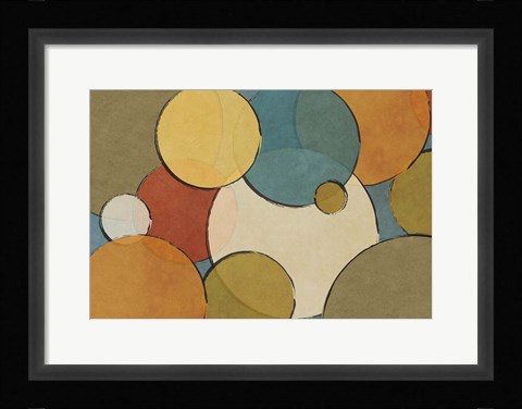 Framed Circulos Print