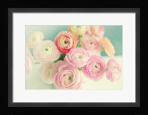 Framed Blushing Blossoms Print