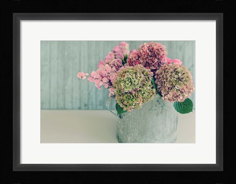 Framed Blossoming Water Can Print