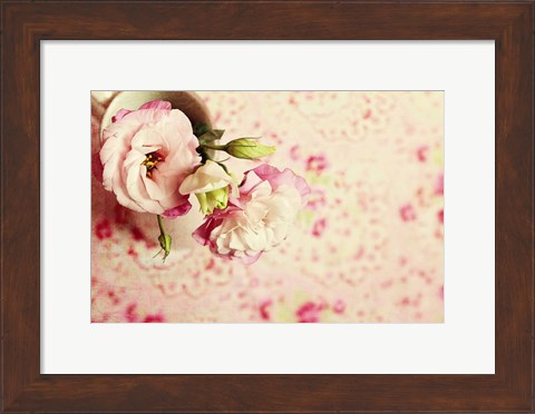 Framed Cup of Romance Print