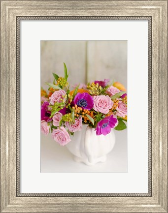 Framed Radiant Bouquet Print