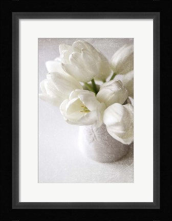 Framed Vanishing in the White Elegance Print
