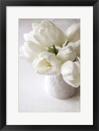 Framed Vanishing in the White Elegance Print
