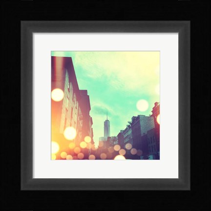Framed City Stroll I Print