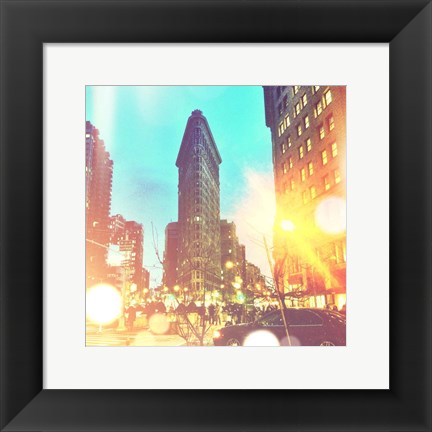 Framed City Stroll II Print