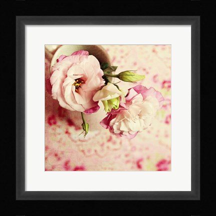 Framed Cup of Romance Square Print