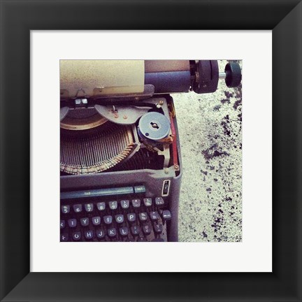 Framed Antique Text Print