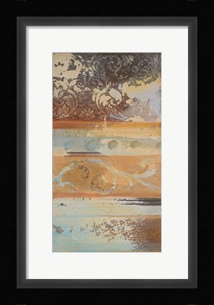 Framed Antique Sophistication I Print