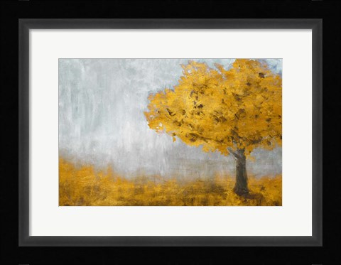 Framed Yellow Eternal Tree Print