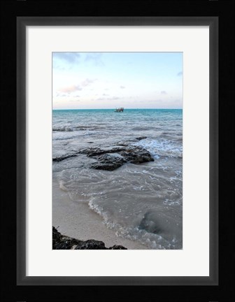 Framed Crashing Waves Print