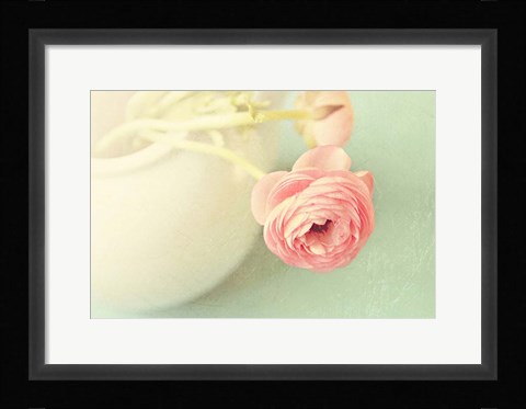Framed Vintage Peony III Print