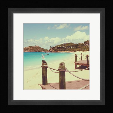 Framed Island Vacation I Print