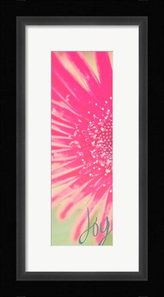 Framed Joy Flower Print