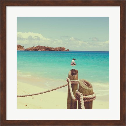 Framed Island Vacation II Print