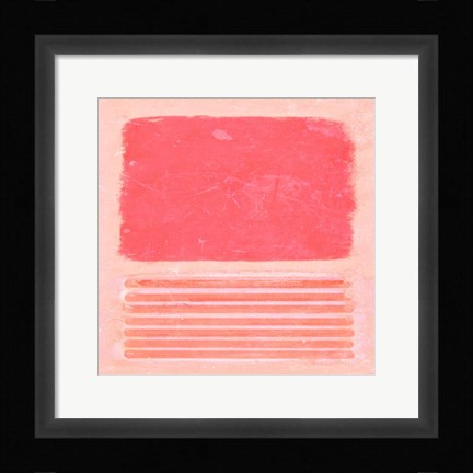 Framed Pastel Metamorphosis II Print