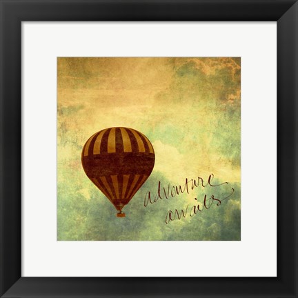 Framed Adventure Awaits Print