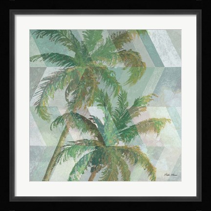 Framed Go With Coastal Color I Print