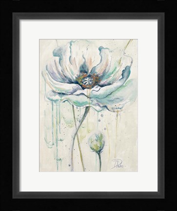 Framed Fresh Poppies II Print