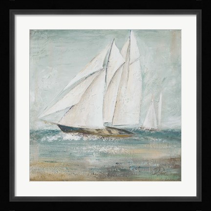Framed Cape Cod Sailboat I Print