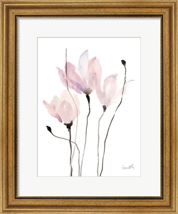 Framed Floral Sway II Print