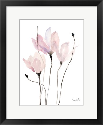 Framed Floral Sway II Print