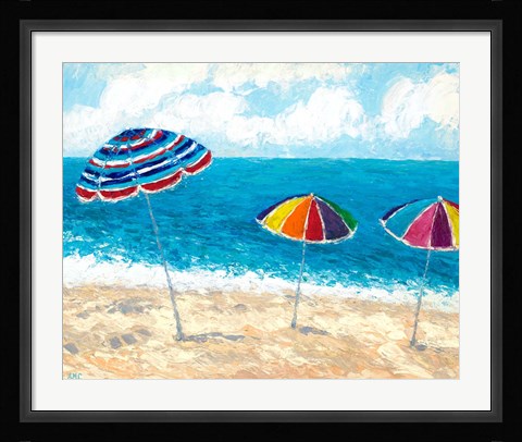 Framed At The Shore I Print