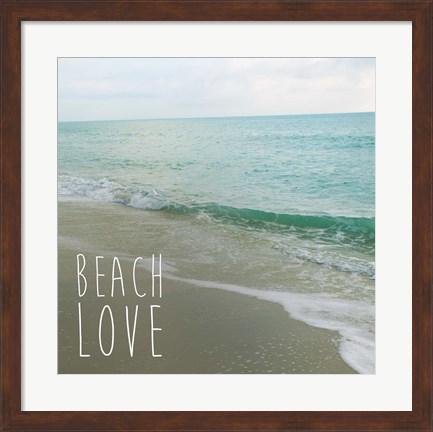 Framed Beach Love Print